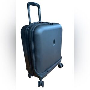 Kensie carry-on luggage, Charcoal Rolling Suitcase with Computer department 20 “